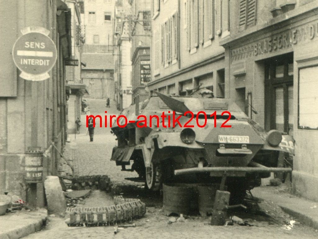 Wehrmacht, Sdkfz. 251 Auführung A zerstörte Kett