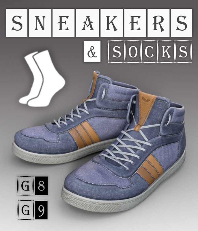 Classic Sneakers with Socks for G8M, G8F and G9