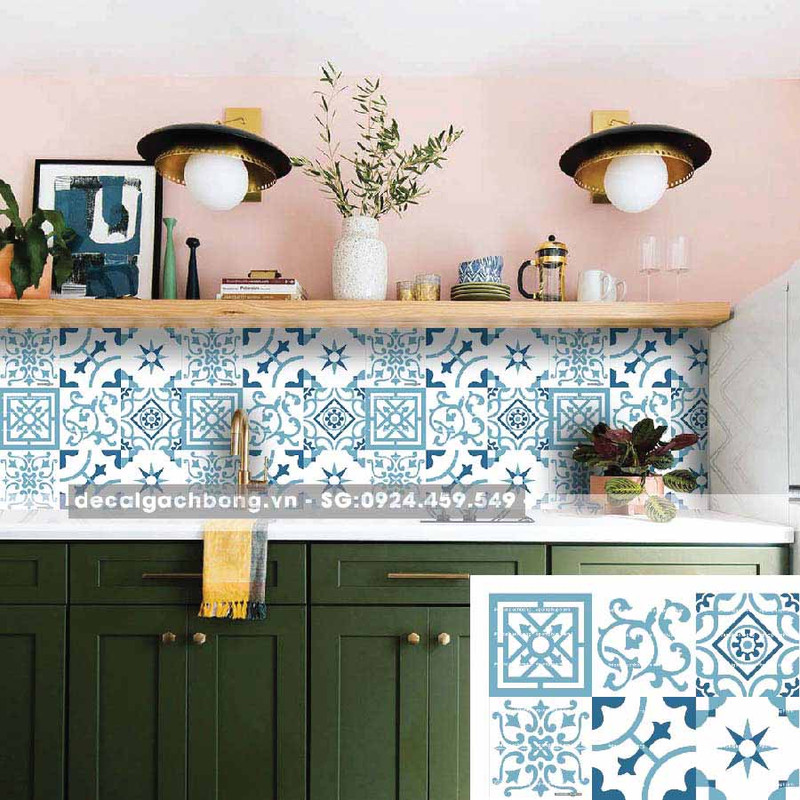 Decal gạch bông - giải pháp trang trí cho người bận rộn