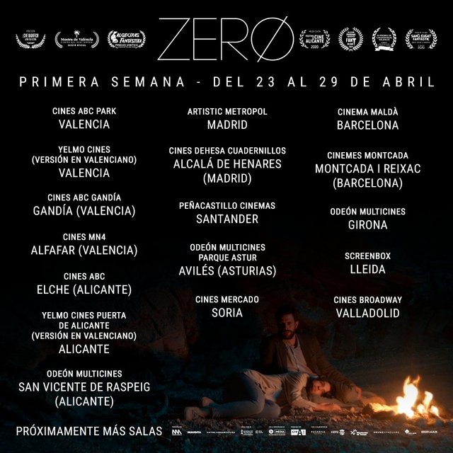 LA PELÍCULA “ZERO”, CON JUAN BLANCO Y NURIA HERRERO, SE ESTRENA HOY CON 17 COPIAS VÍA BEGIN AGAIN FILMS