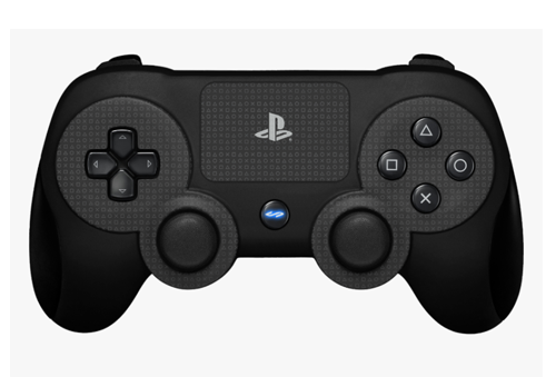 Controle Com textura PlayStation 4 - Preto