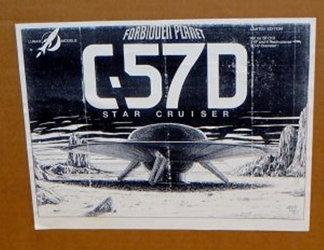 7 Forbidden Planet C 57D Lunar Models