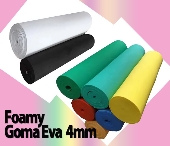 Goma eva Foamy 4mm para bordar multiproposito antiestático cospl