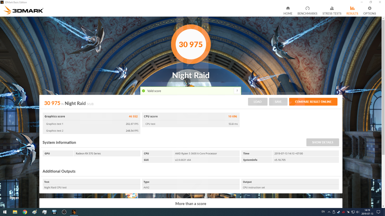 TEST_22 3DMARK Night Raid