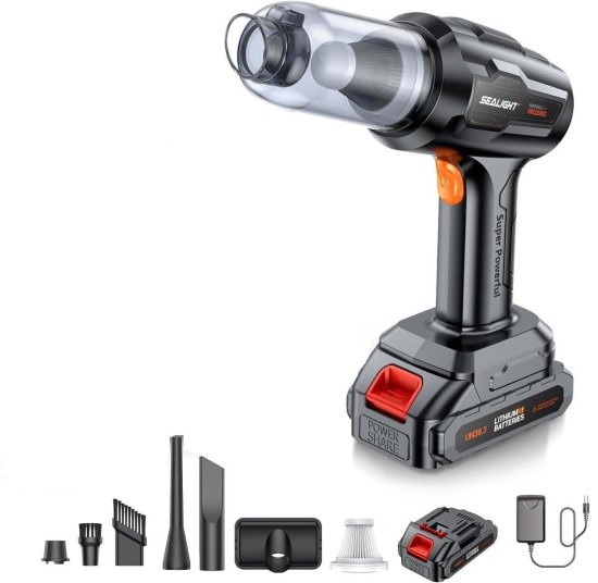 Cordless Portable Car Vacuum Cleaner With Battery