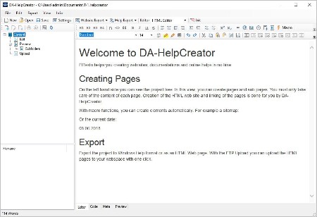 DA-Software HelpCreator 2.7