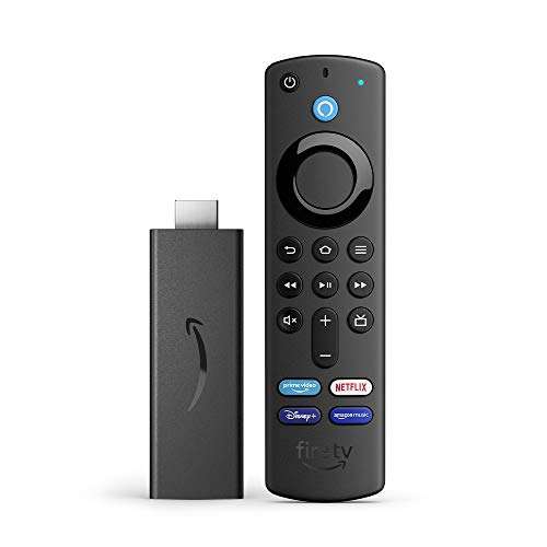 Amazon: Fire TV Stick con control remoto por voz Alexa (incluye control de TV), Dispositivo de streaming HD, edición 2021 