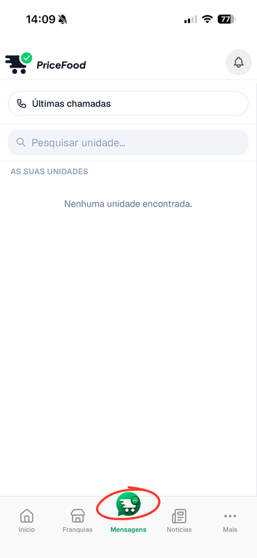 Acessar Mensagens no Admin