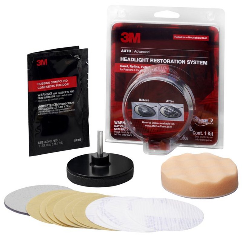 Ceramic Headlight Restoration Kit, Severe
