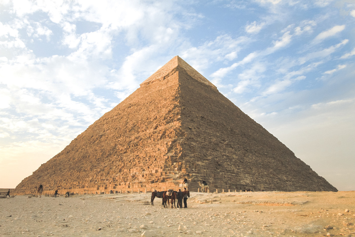 Piramide van Khafre Egypte visum