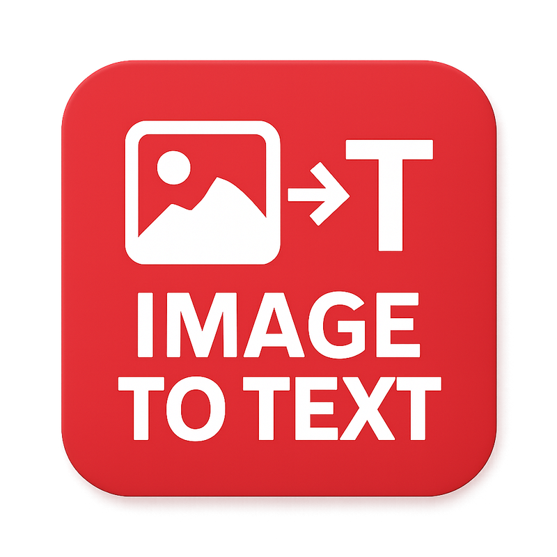 Image to Text Icon