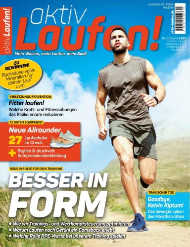 Cover: Aktiv Laufen Magazin No 03 Mai-Juni 2024