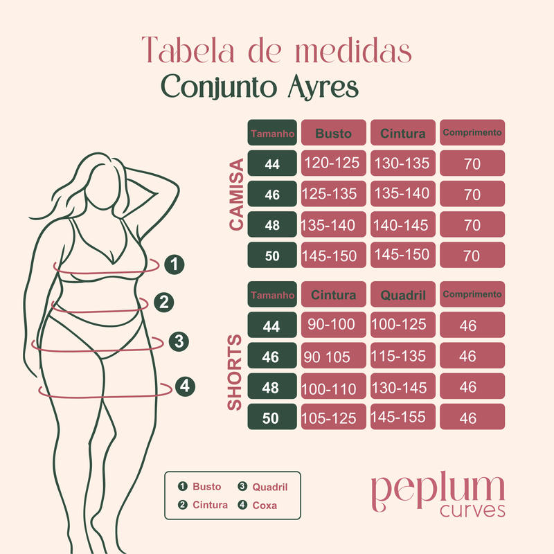Tabela de Medidas
