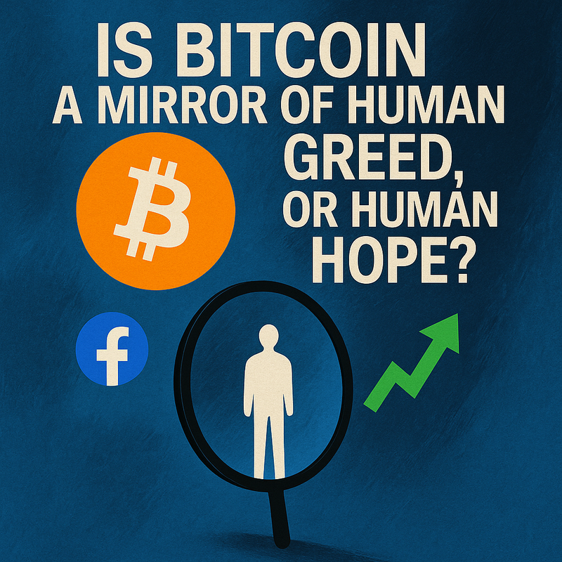 Is Bitcoin a mirror of human greed, or human hope?