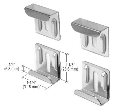 Wall Mirror Installation Using Metal Brackets