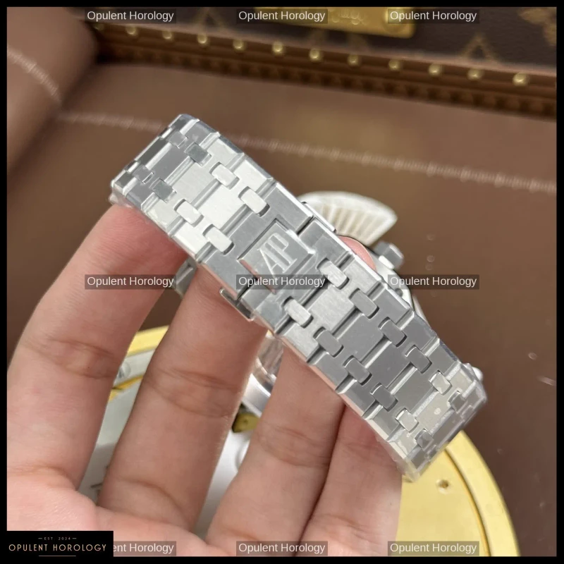 Audemars Piguet Royal Oak Flying Tourbillon 26730BC Baguette Diamond Gray Dial 41mm