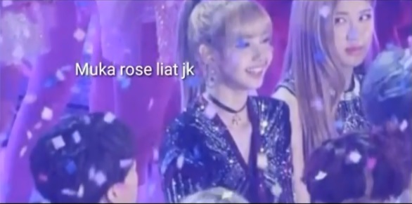 Tatapan Rose Blackpink melihat Jungkook BTS