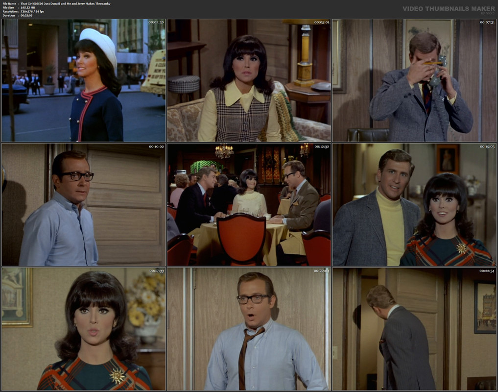 That Girl S03E09 Just Donald and Me and Jerry Makes Three.mkv