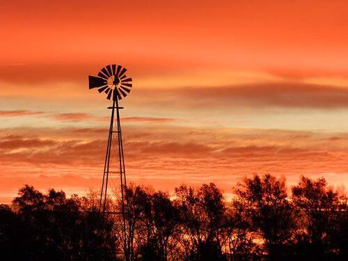 Fall-Sky-Windmill