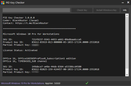 PID Key Checker 4.0.1