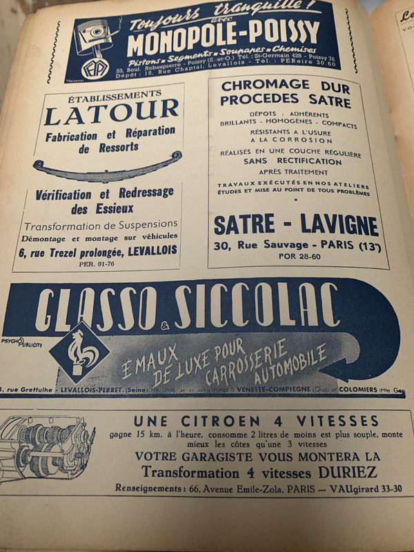 RTA juin 1949 Boite 4v