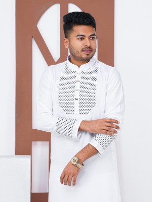 Tansil Cotton Panjabi Marun