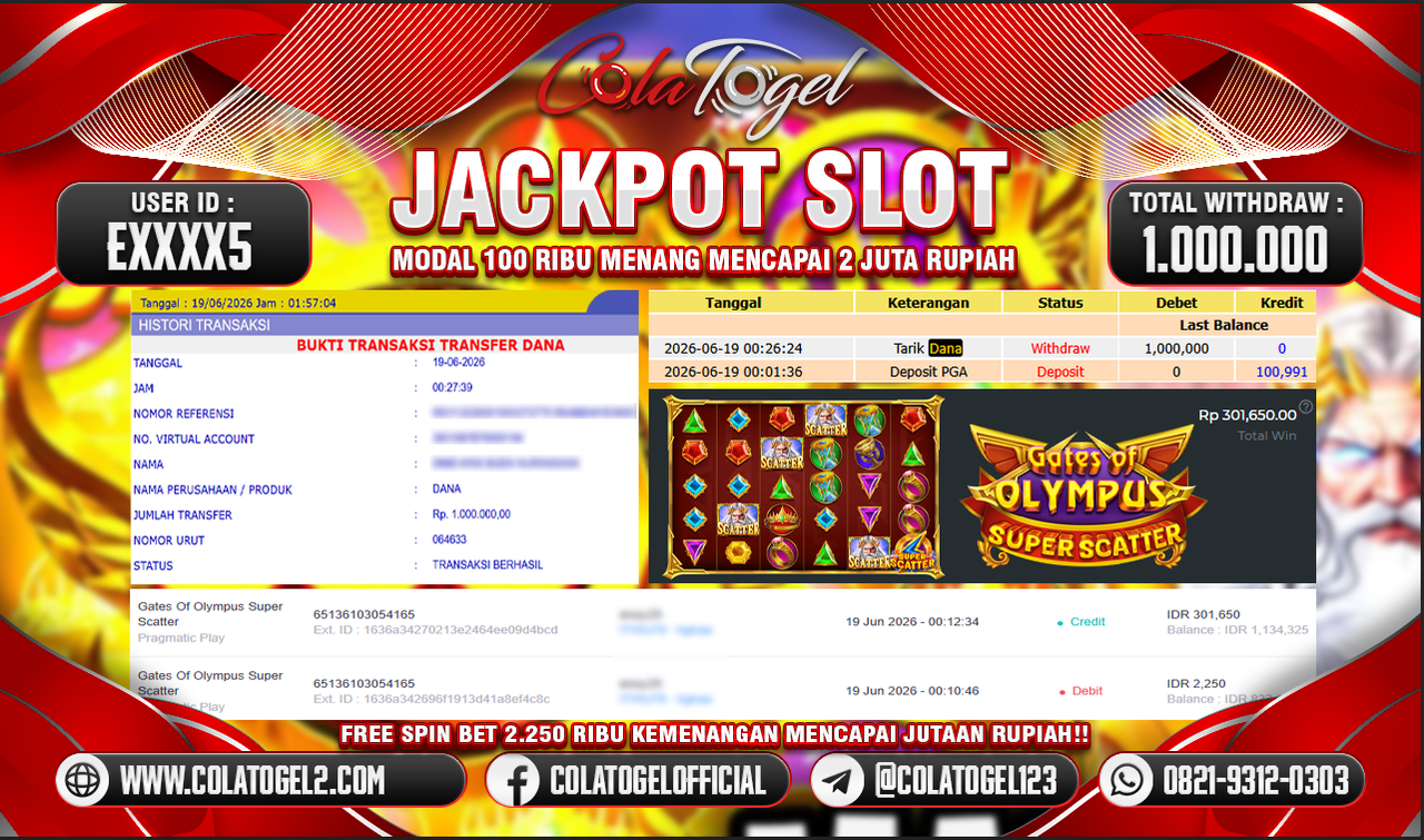 JACKPOT SLOT GACOR!!