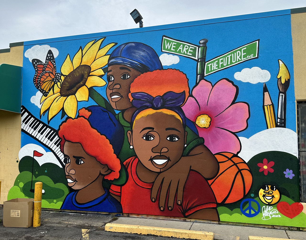 We Are The Future mural — Detroit 2023