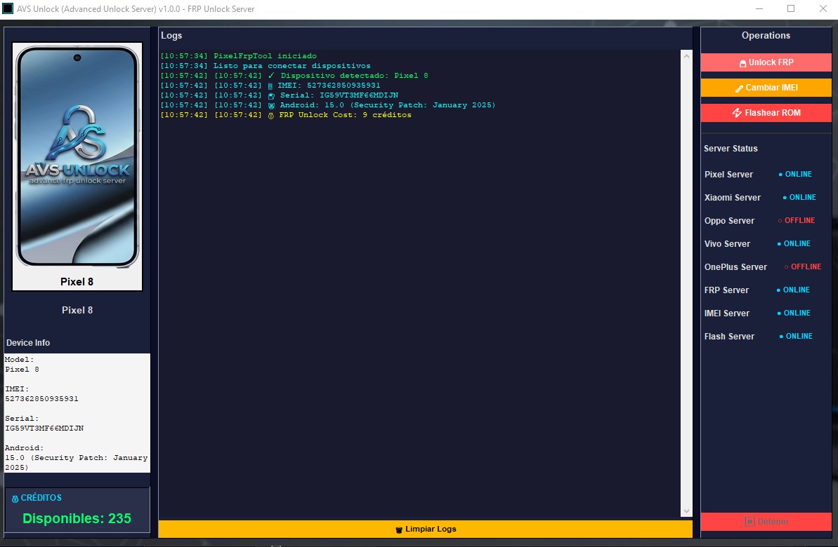 AVS Tool Interface