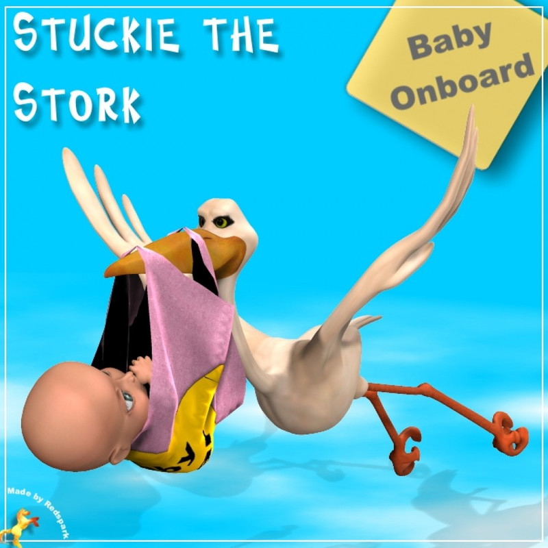 Stuckie the Stork