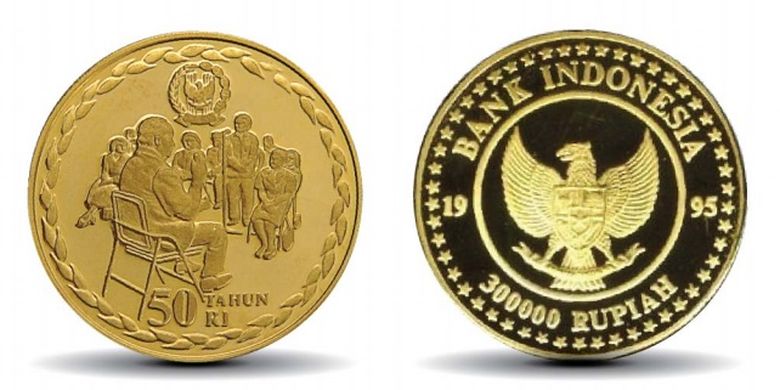 Nominal uang koin khusus Rp 300.000 