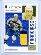 2003-04 ITG Action Jerseys #M-257 [David Legwand] [Nashville Predators] [Franchise] [~100] [swatch=b