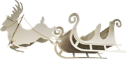 Sleigh-Reindeer