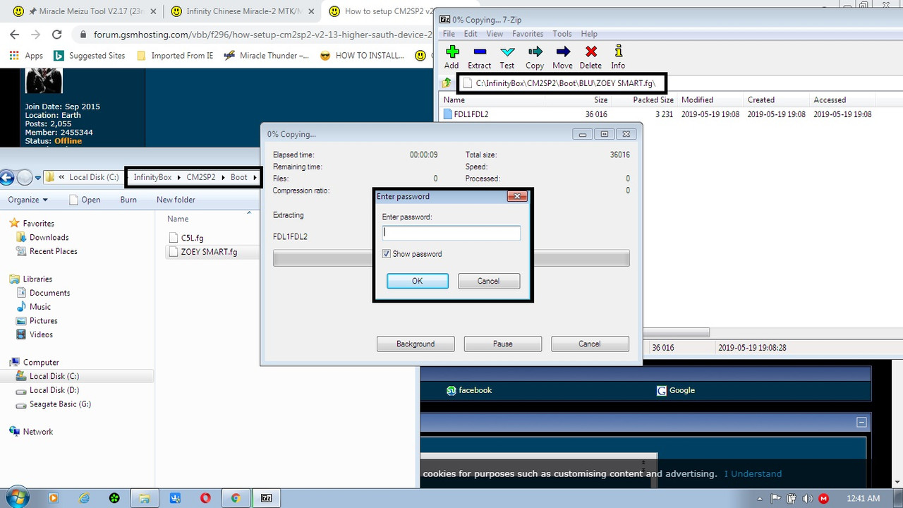 CM2 Spd file Password