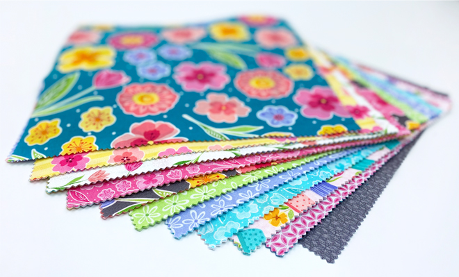 Sew Bloom 5 x 5 Charm Pack 42 Pieces  Sew Bloom Charm Pack Benartex –  Dalisay Design Fabrics