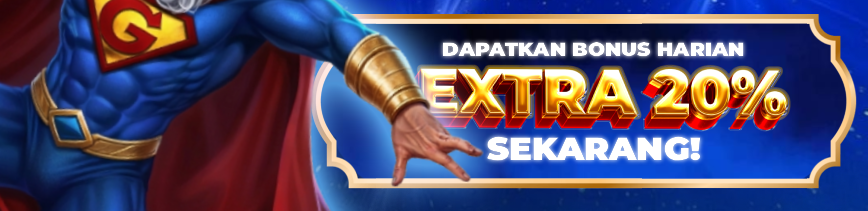 BONUS DEPOSIT HARIAN 20%