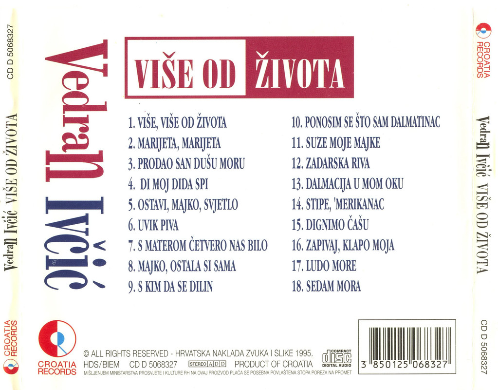 3Vedran Ivcic-Vise Od Zivota-back