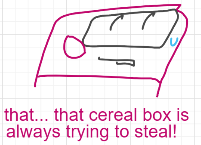 A panel from A Murder On The, episode six of the Board Boards object show by Furretwalk/WalkingFurret.