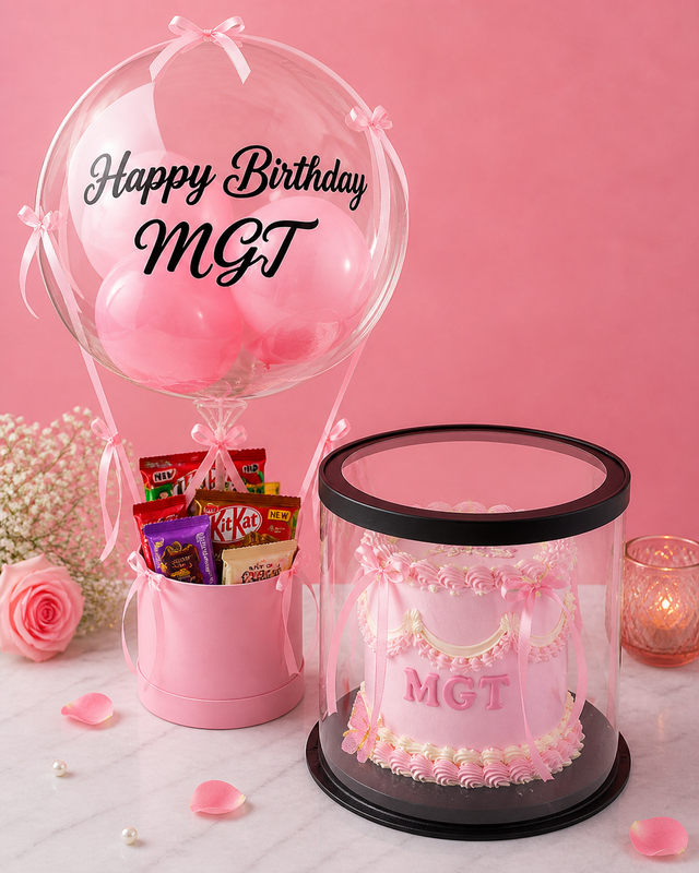 Pastle Birthday Celebration Gift Arrengment  Image