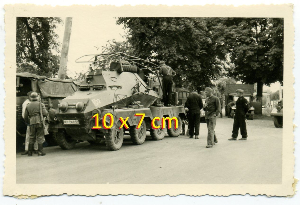 Foto Gruppe Guderian SdKfz 263 Funkspähwagen 2 A
