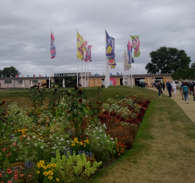 Eingang BUGA 23 Spinelli-Gelände