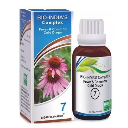 Bio India Fever & Common Cold Drops (30ml)