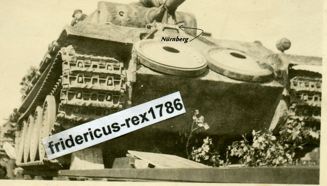 Foto 1 Panzer Lehr-Division V Panther Ausf. G März 45 Name Nürnberg Nachtsichtgeю