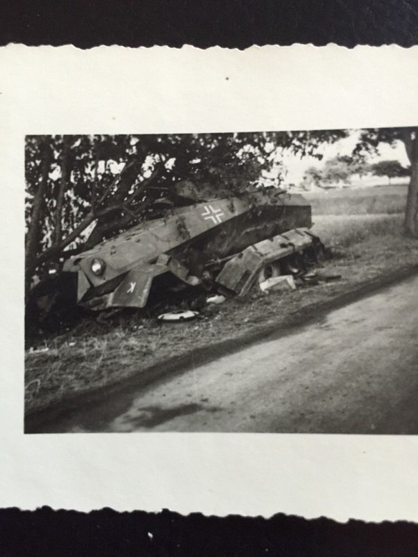 Foto Wk2 deutscher Panzer Spähwagen