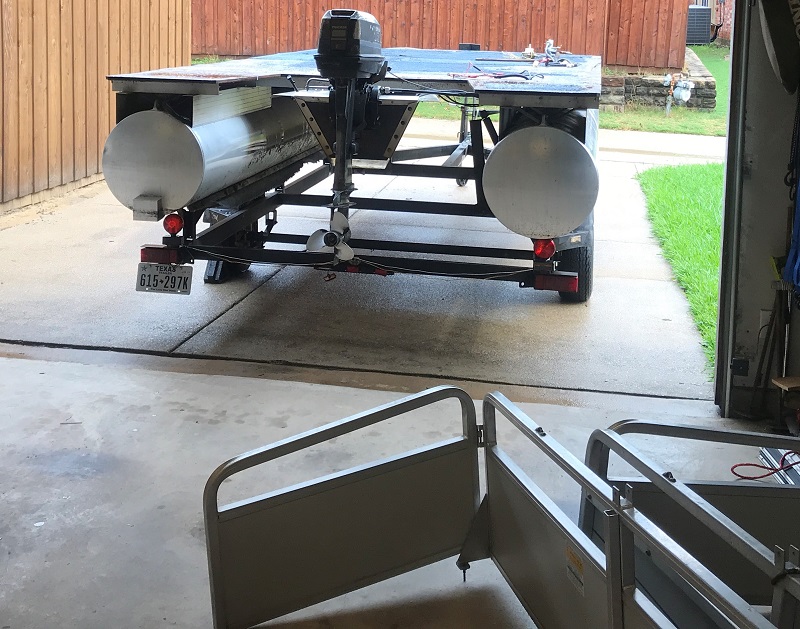 Pontoon boat rebuild