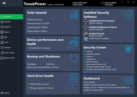 TweakPower 1.158 Multilingual