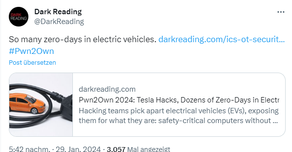 Schwachstellen in Fahrzeug-Software