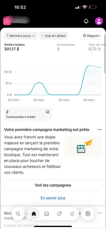 Boutique Shopify créée par ECOMSYSTEM — projet 2