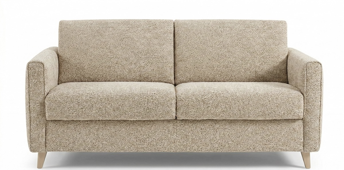 Canapé Italo Bull 02 Beige — Déco Éléments Paris