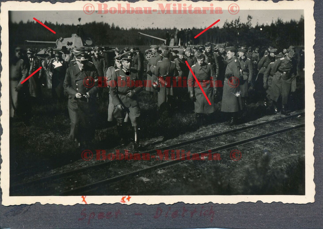 Grafenwöhr 1943 Panzer-Abtlg. 51 Panther Panzer V General Dietrich A.Speer